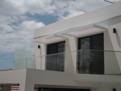 Slimline awnings