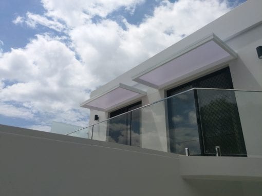 Slimline awnings